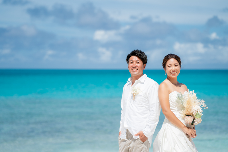 海が似合うお二人！