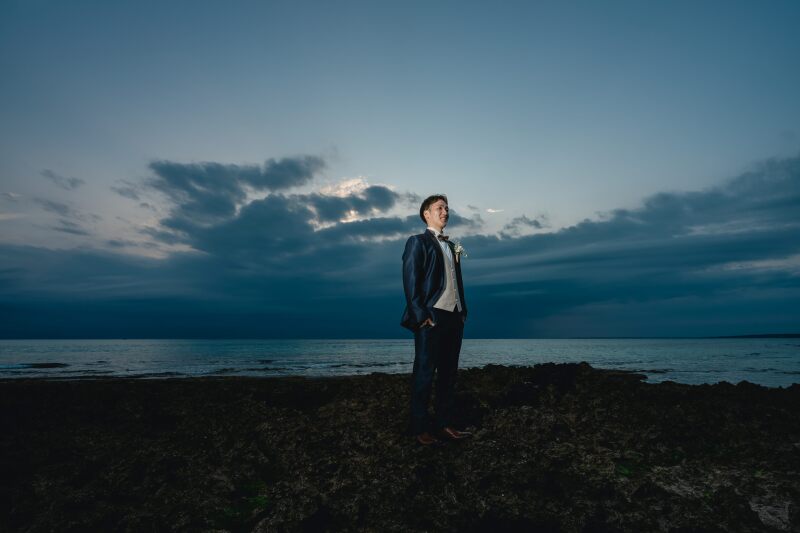 新郎ソロショット！