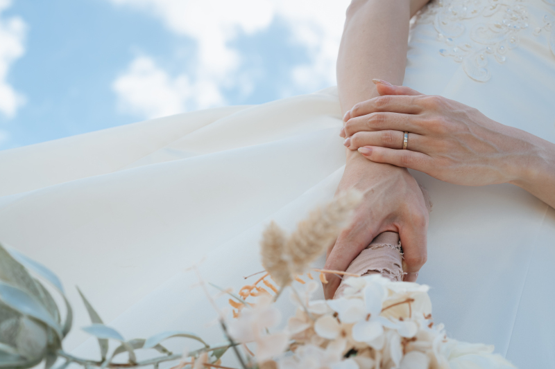 お気に入りのブーケと一緒に♪