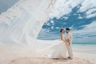 宮古で爽やかウェディング