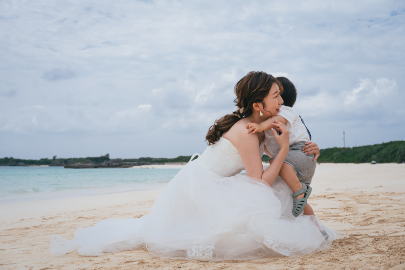 お子様と新婦様♡