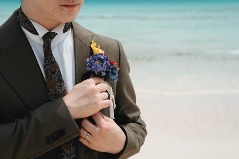 新郎様ソロショット！