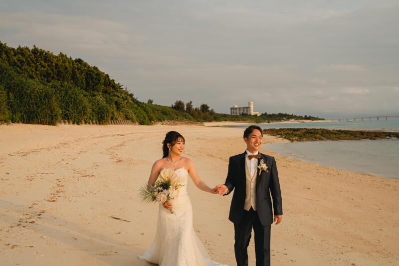 夕陽に照らされながら♪