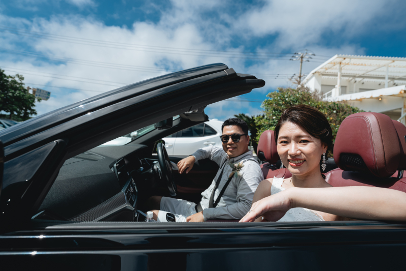 お気に入りの車と一緒に♪