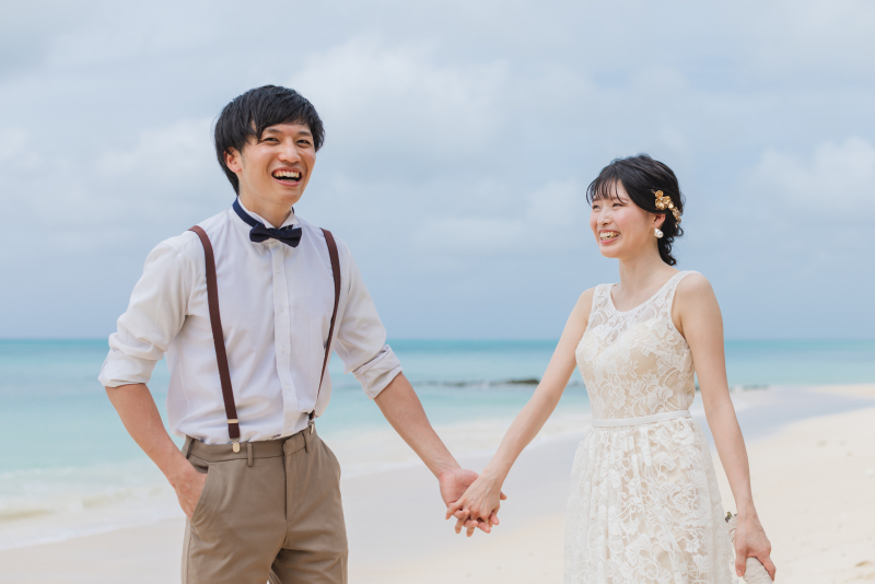 はにかむ姿が微笑ましい