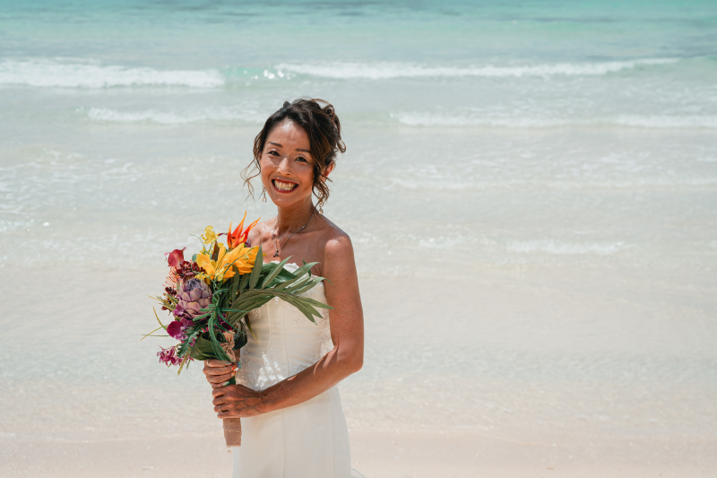 新婦様ソロショットも