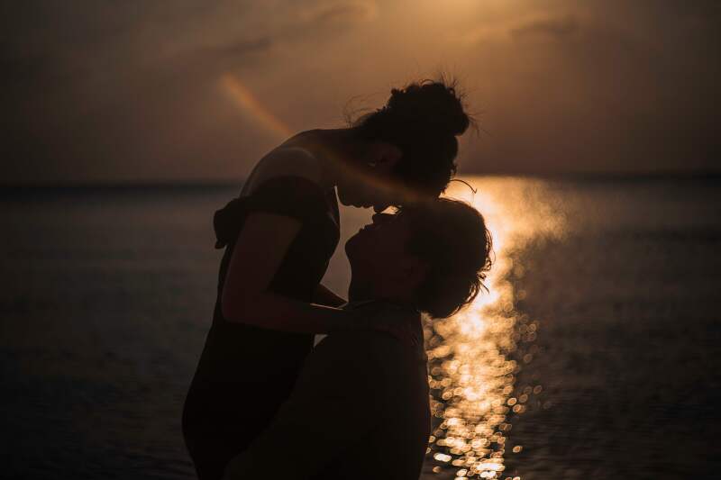 夕焼けも綺麗なロケーション撮影!