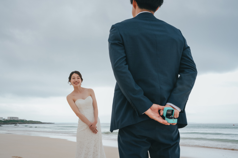 可愛らし覗く新婦様