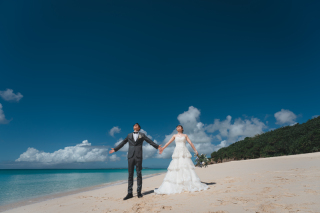 青い空と海！！