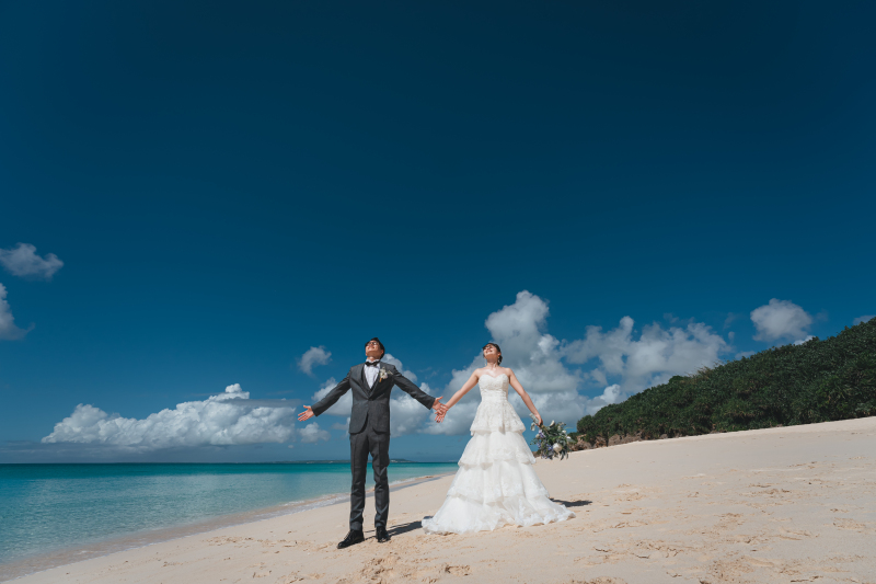 青い空と海！！