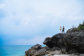 ダイナミックな岩場での撮影！