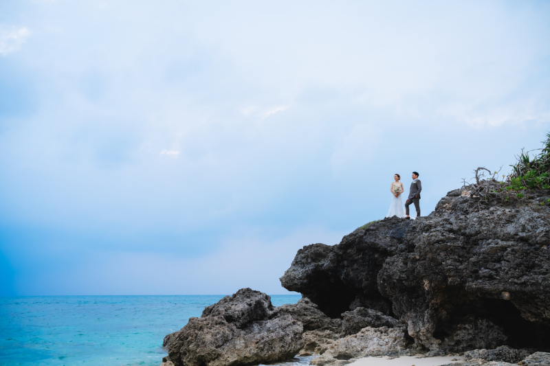 ダイナミックな岩場での撮影！