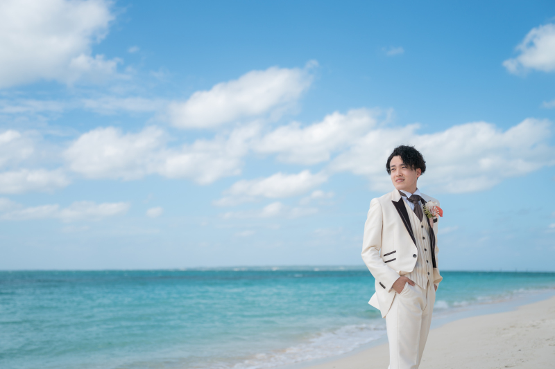 ご新郎もソロショット！