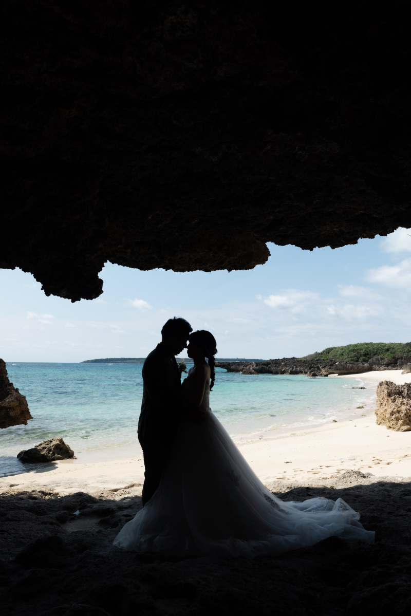 青い海と空に囲まれて!