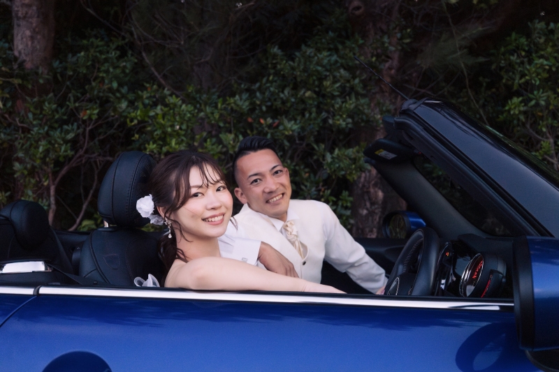 スタジオブルーではレンタカーの撮影も出来ちゃう！