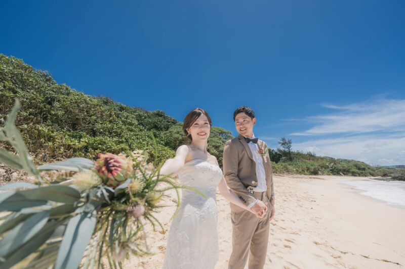 綺麗な空の下で