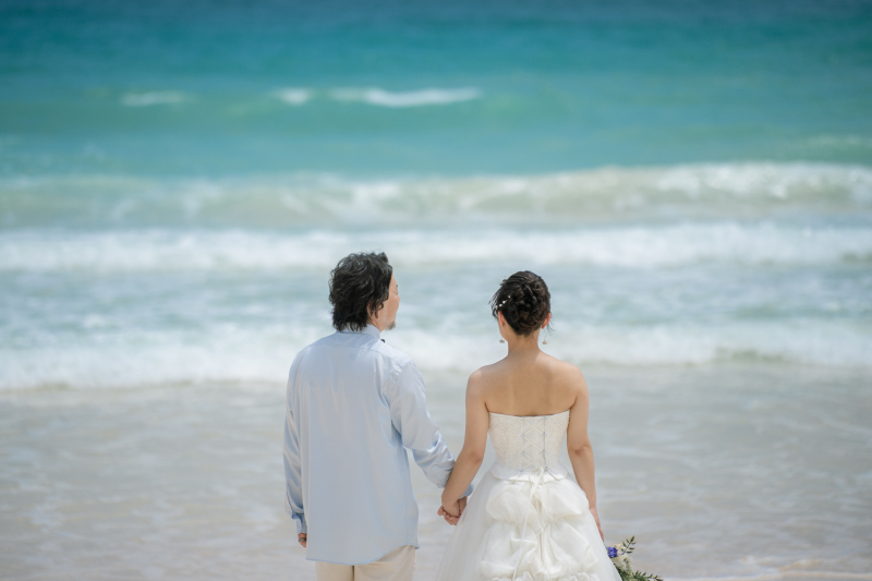 宮古ブルーとおふたり