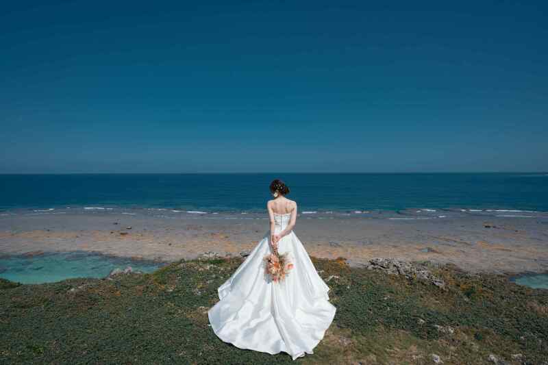 新婦様の後ろ姿ショット!