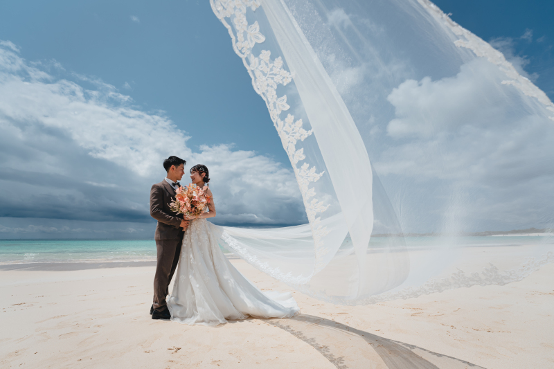 美しくトレーンを伸ばして♡