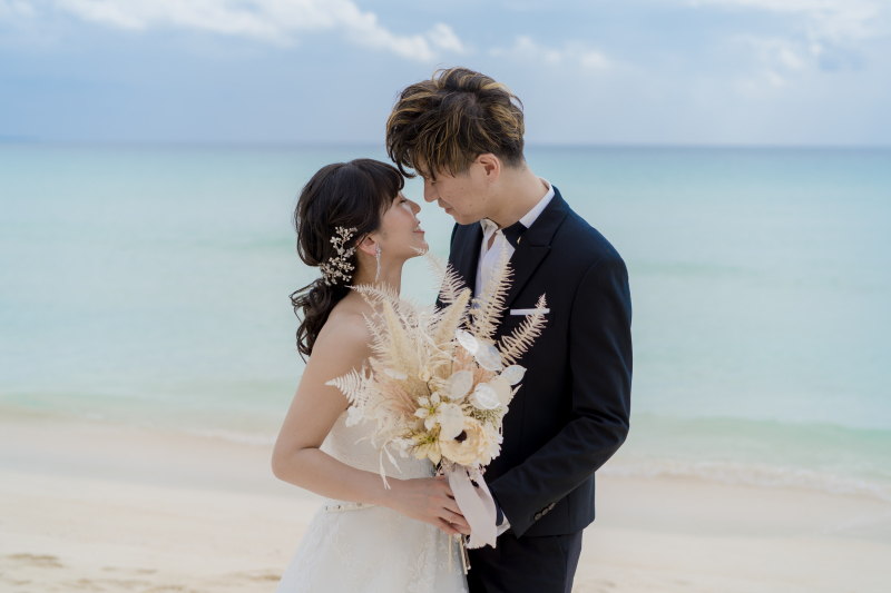 自然と笑顔になるお二人が素敵♪