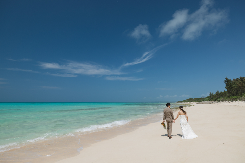 プライベートビーチをお散歩♪