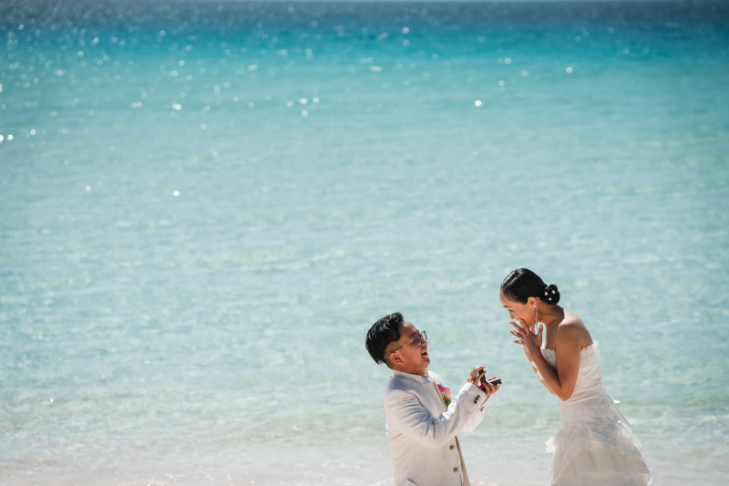 プロポーズシーン!