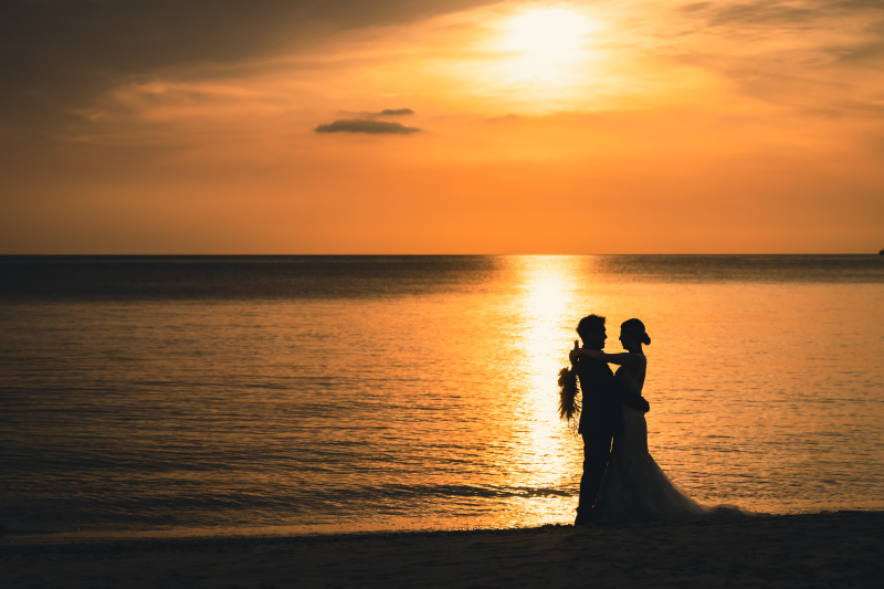 綺麗に焼けたサンセット