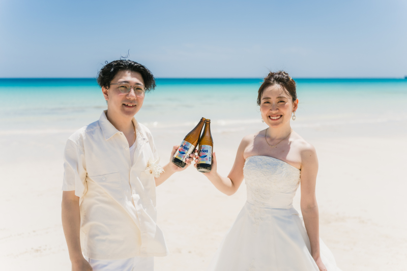 オリオンビールと一緒に
