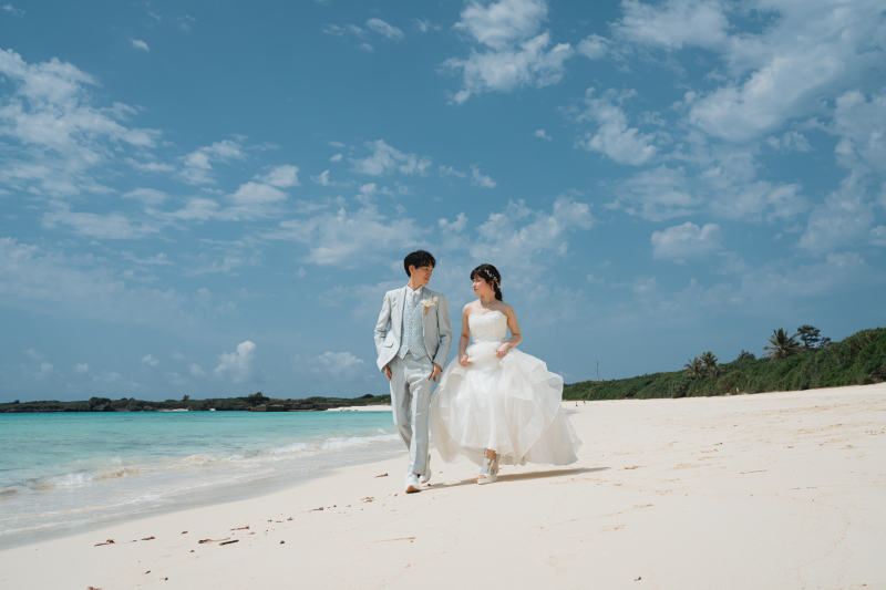 歩くペースを合わせて！