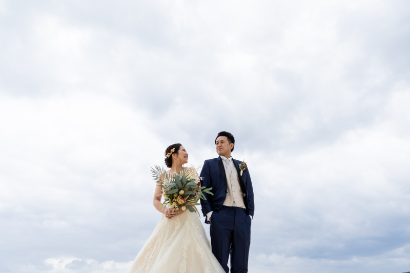 広い空の下で♡