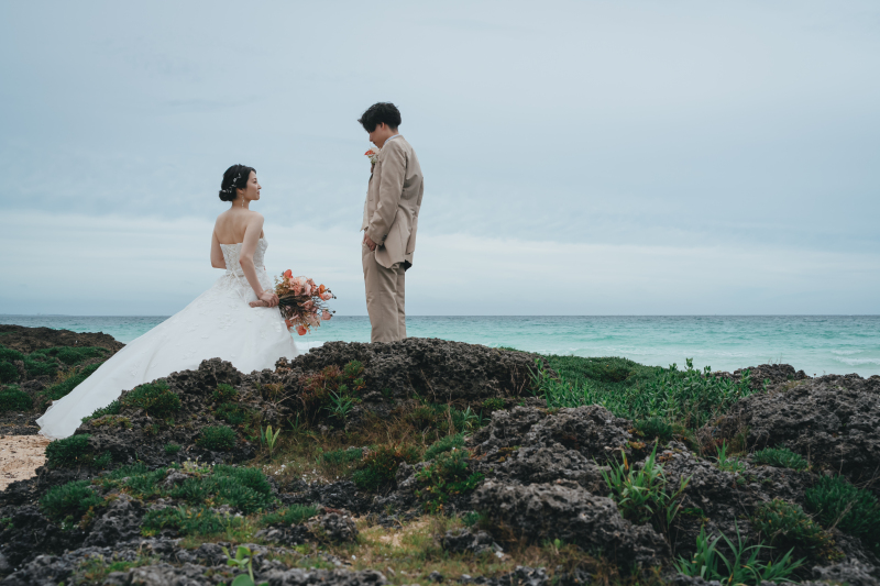 岩場とおふたり