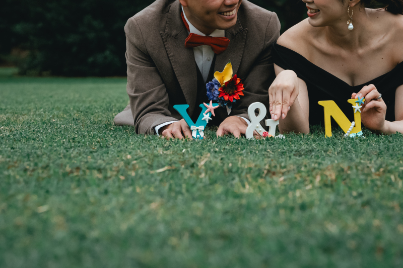 お2人らしさ全開の撮影♪