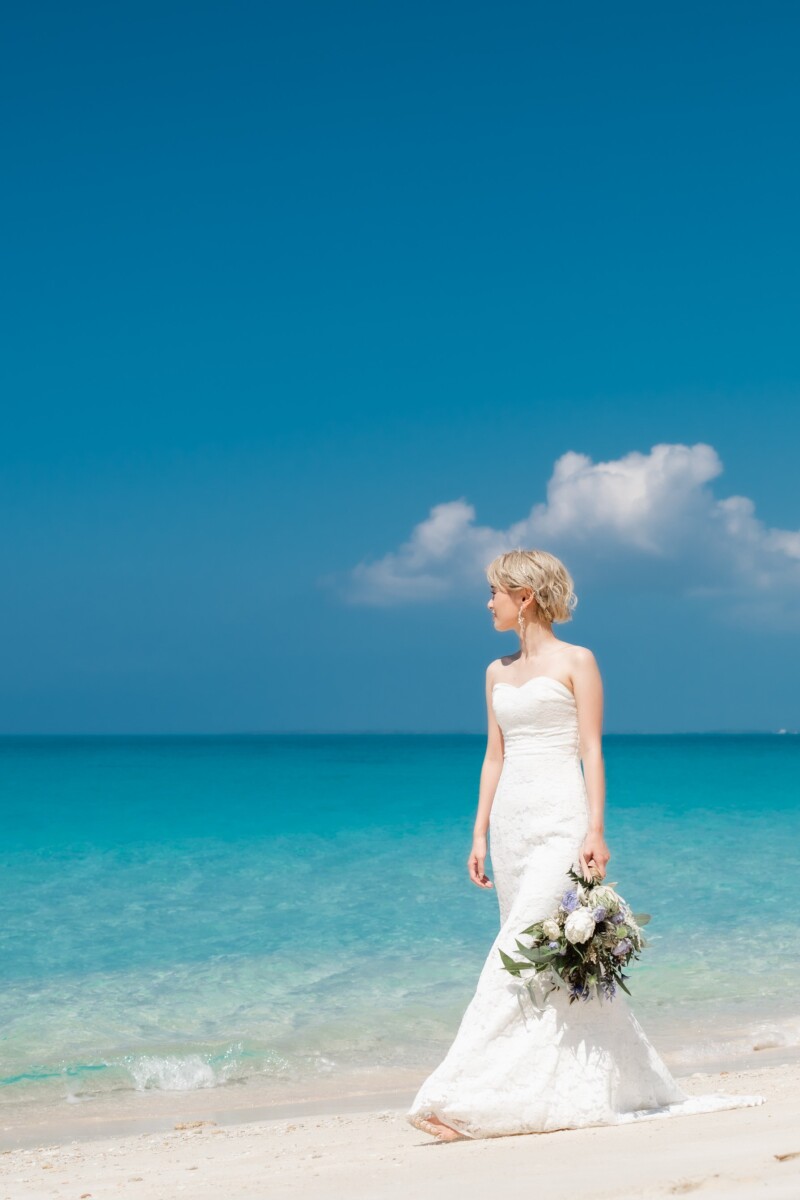 挙式使用の本格的ドレスでクオリティ重視◎