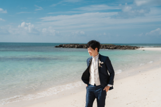 新郎ヘアセット