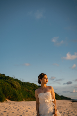 新婦ヘアチェンジ
