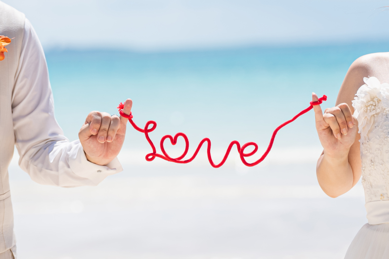 ご友人から受け継いだ大切なLOVEガーランド♪