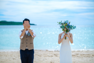 半年間憧れ続けた宮古BLUE！理想のウェディングフォトを叶えた日。