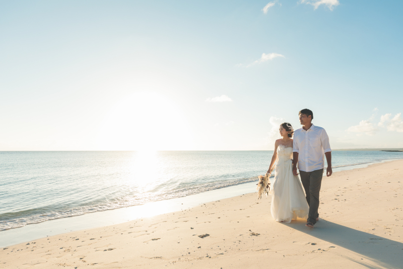 ビーチ撮影後はサンセットビーチへ移動！