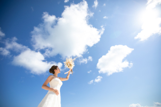 宮古の空の色を美しく写真で表現。何十年たってもこの空と海を思い出す、そんな１枚です。