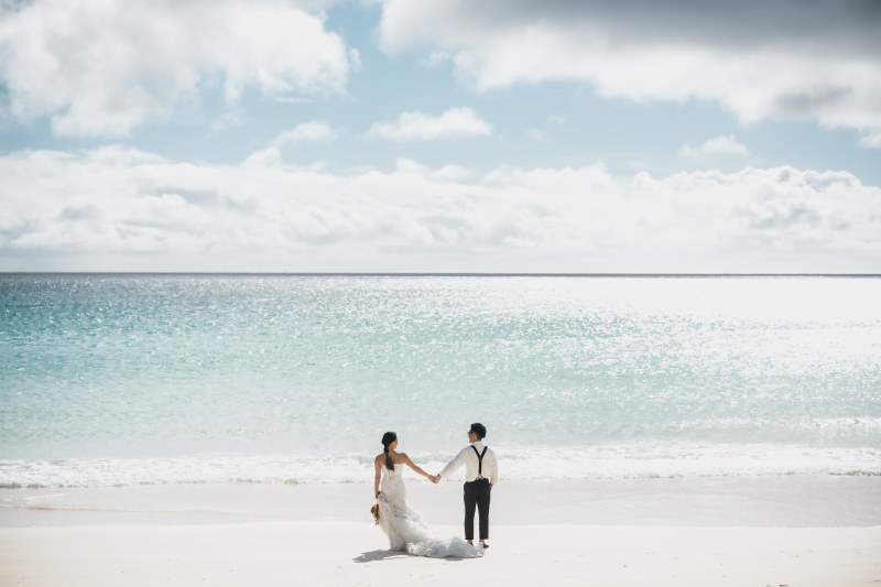 ☆ムービー付☆【青空ビーチフォト】《ドローン撮影付》衣裳+メイク全てコミ!★☆動画ショート&ロング2種類納品★☆