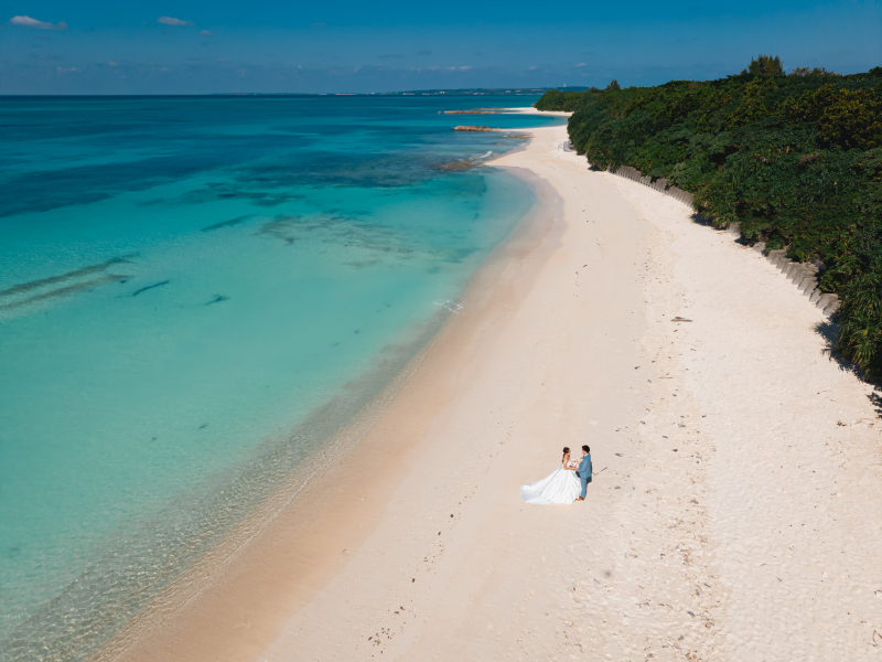 ＜美肌痩身補正付＞3月中申込！2着目ドレス無料&2ロケドローン動画【青空ビーチ &ダイナミック崖フォト】全データ＊土日追加無料