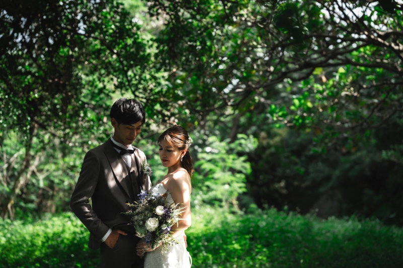 ☆ムービー付☆【青空ビーチ &ナチュラルフォト】《ドローン撮影付!》ブーケ&衣裳チェンジも可能!