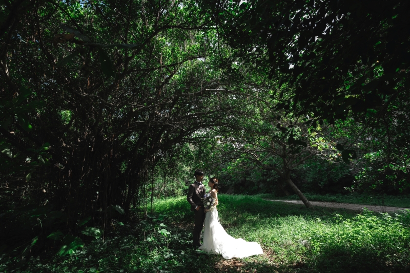 ☆ムービー付☆【青空ビーチ &ナチュラルフォト】《ドローン撮影付!》ブーケ&衣裳チェンジも可能!