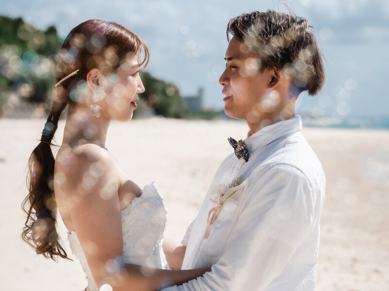 ☆ムービー付☆【青空ビーチフォト】《ドローン撮影付》衣裳+メイク全てコミ!★☆動画ショート&ロング2種類納品★☆