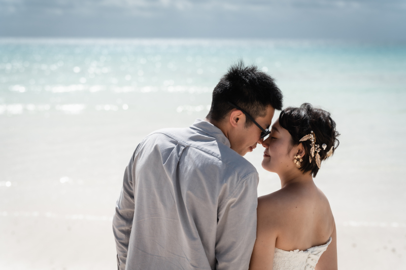 ☆ムービー付☆【感動のビーチウエディングフォト】《ドローン撮影付》ドレス・ヘアメイク・ブーケ全てコミ!<贅沢90分撮影>