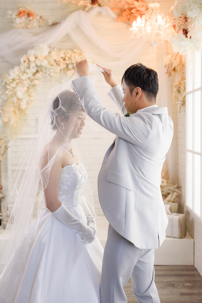 ベールアップの瞬間