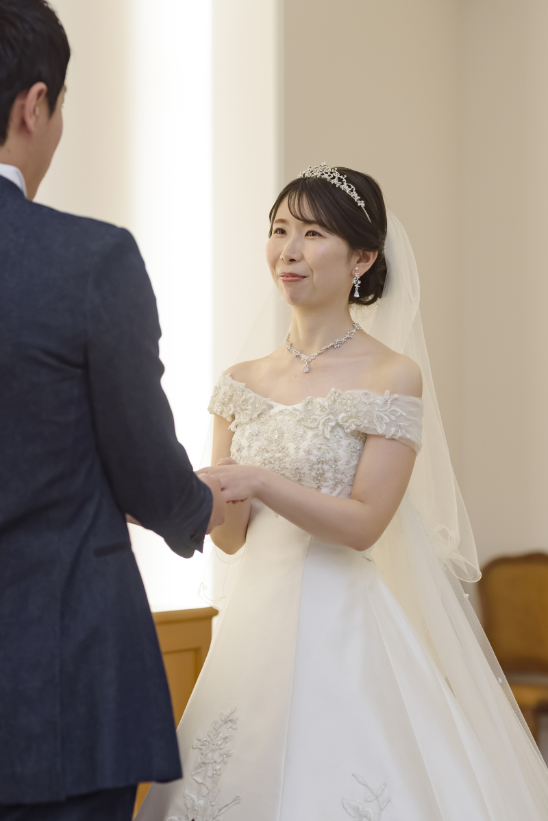 花嫁さまの表情を美しく
