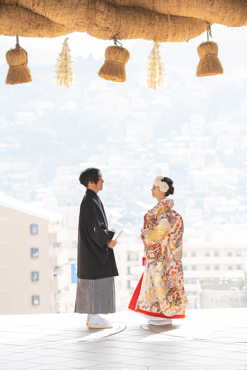 神々の祝福、街を見下ろす場所で