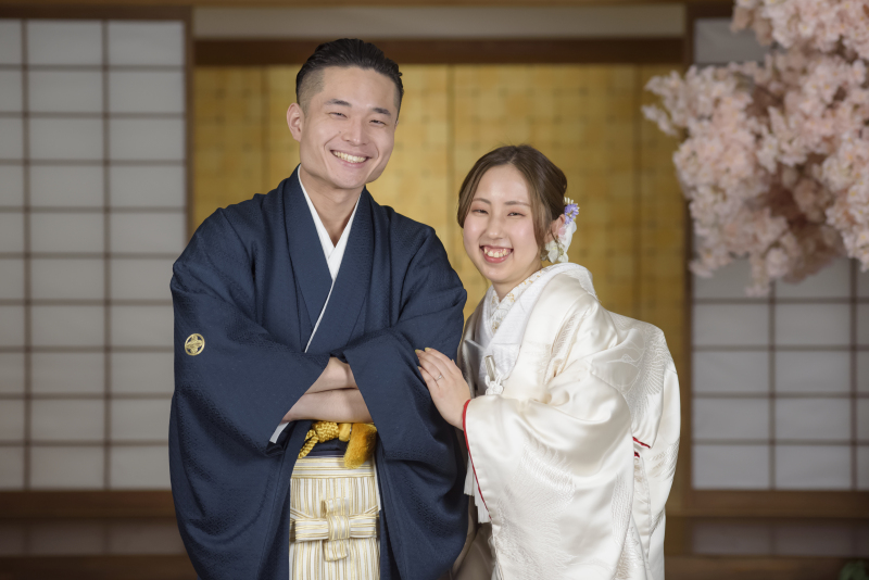 白無垢で迎える晴れの日