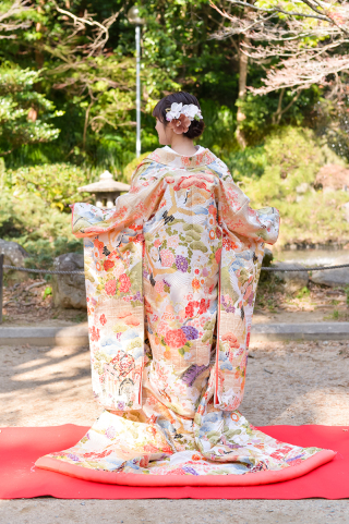 色打掛に包まれて